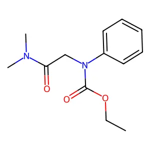 ethyl N-[2-(dimethylamino)-2-oxoethyl]-N-phenylcarbamate structure