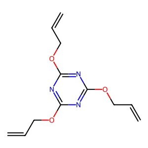 Triallyl cyanurate structure