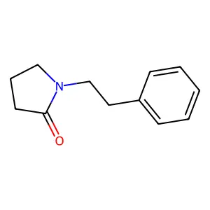 1-(2-phenylethyl)pyrrolidin-2-one structure