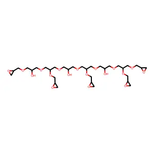 1-[3-[3-[3-[3-[2,3-bis(oxiran-2-ylmethoxy)propoxy]-2-hydroxypropoxy]-2-(oxiran-2-ylmethoxy)propoxy]-2-hydroxypropoxy]-2-(oxiran-2-ylmethoxy)propoxy]-3-(oxiran-2-ylmethoxy)propan-2-ol structure