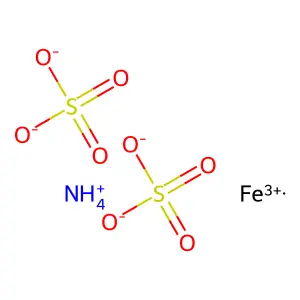 Monoammonium ferric disulfate structure