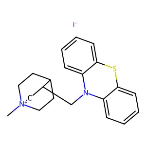 Mequitamium Iodide structure
