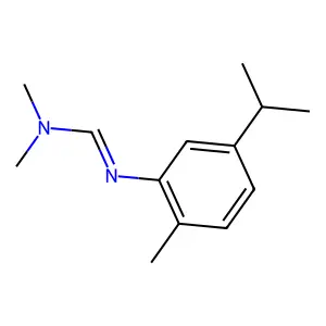 N'-Carvacryl-N,N-dimethylformamidine structure