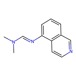 N'-isoquinolin-5-yl-N,N-dimethylmethanimidamide structure