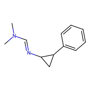 N,N-Dimethyl-N'-((E)-2-phenylcyclopropyl)formamidine structure