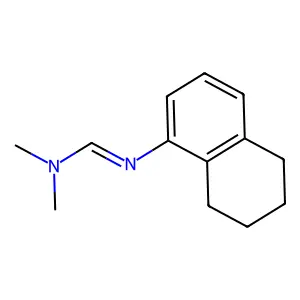 N,N-Dimethyl-N'-(5,6,7,8-tetrahydronaphth-1-yl)formamidine structure