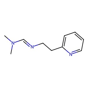 N,N-Dimethyl-N'-(2-pyridylethyl)formamidine structure