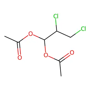 1,1-Diacetoxy-2,3-dichloropropane structure