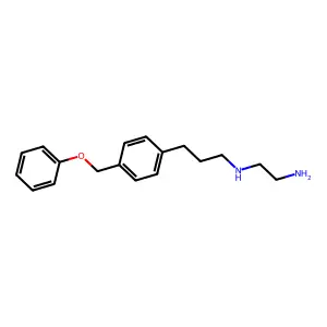 N'-[3-[4-(phenoxymethyl)phenyl]propyl]ethane-1,2-diamine structure