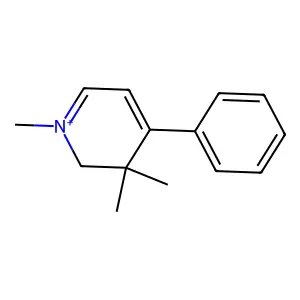 1,3,3-trimethyl-4-phenyl-2H-pyridin-1-ium structure