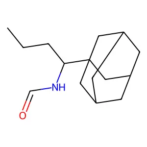 FORMAMIDE, N-(1-ADAMANTYL-1-BUTYL)- structure