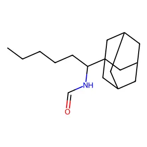 N-(1-(1-Adamantyl)hexyl)formamide structure