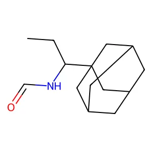 N-[1-(1-adamantyl)propyl]formamide structure