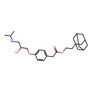 Adaprolol structure