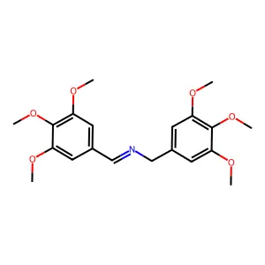 1-(3,4,5-trimethoxyphenyl)-N-[(3,4,5-trimethoxyphenyl)methyl]methanimine structure