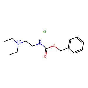 Benzyl N-(2-(diethylamino)ethyl)carbamate hydrochloride structure