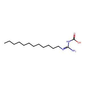 Dodecylguanidin-acetate structure