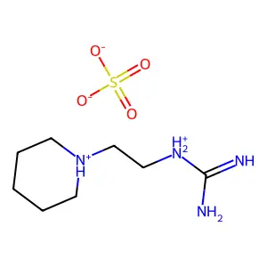 Piperidino ethyl guanidine sulphate structure