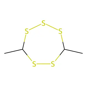 1,2,3,5,6-Pentathiepane, 4,7-dimethyl- structure
