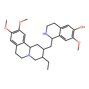 Desmethylemetine structure
