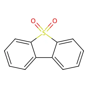 Dibenzothiophene sulfone structure
