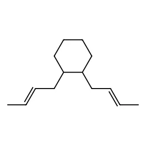 1,2-Di-but-2-enyl-cyclohexane structure