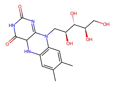 reduced riboflavin structure
