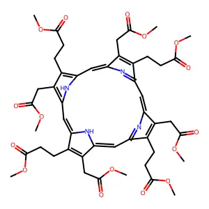 Uroporphyrin I octamethyl ester structure