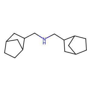 1-(2-bicyclo[2.2.1]heptanyl)-N-(2-bicyclo[2.2.1]heptanylmethyl)methanamine structure