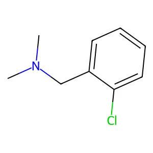 1-(2-chlorophenyl)-N,N-dimethylmethanamine structure