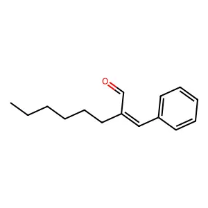2-Benzylideneoctanal structure