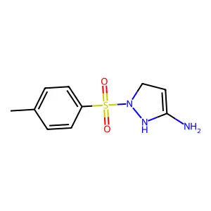 2-(4-methylphenyl)sulfonyl-1,3-dihydropyrazol-5-amine structure