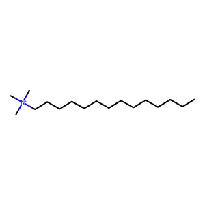 Trimethyltetradecylammonium structure