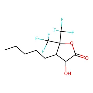 Compound C11H14F6O3 structure