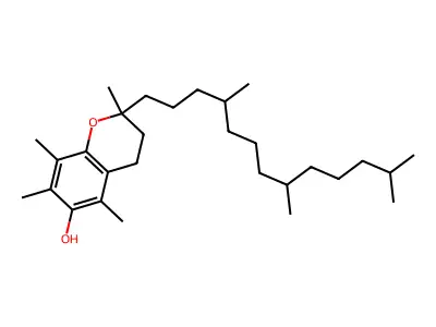 DL-ALPHA-TOCOPHEROL structure