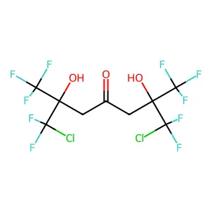 Compound C9H6Cl2F10O3 structure