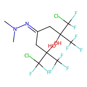 Compound C11H12Cl2F10N2O2 structure