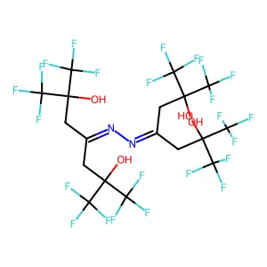 Compound C18H12F24N2O4 structure