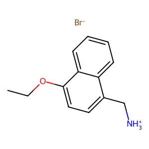 (4-ethoxynaphthalen-1-yl)methylazanium bromide structure