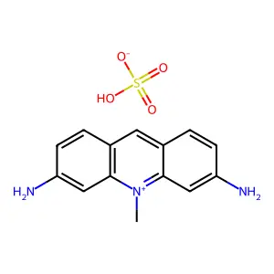 ACRIDINIUM, 3,6-DIAMINO-10-METHYL-, SULFATE structure