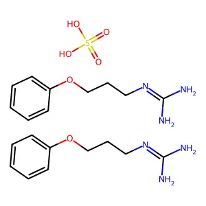 Guanoxyfen sulfate structure