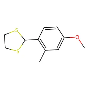 2-(4-Methoxy-o-tolyl)-1,3-dithiolane structure