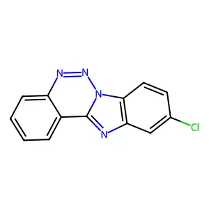 10-chlorobenzimidazolo[1,2-c][1,2,3]benzotriazine structure