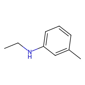 N-Ethyl-m-toluidine structure