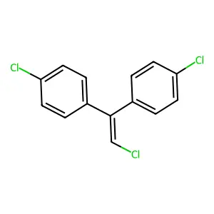 1,1-Bis(p-chlorophenyl)-2-chloroethene structure