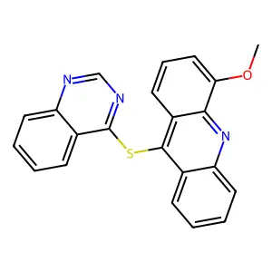 Compound C22H15N3OS structure