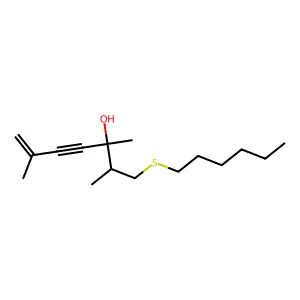 Compound C16H28OS structure