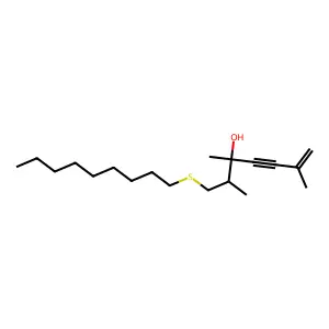 Compound C19H34OS structure