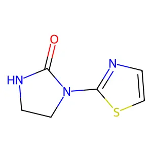 1-(1,3-thiazol-2-yl)imidazolidin-2-one structure