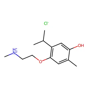 Demethyldeacetylthymoxamine hydrochloride structure
